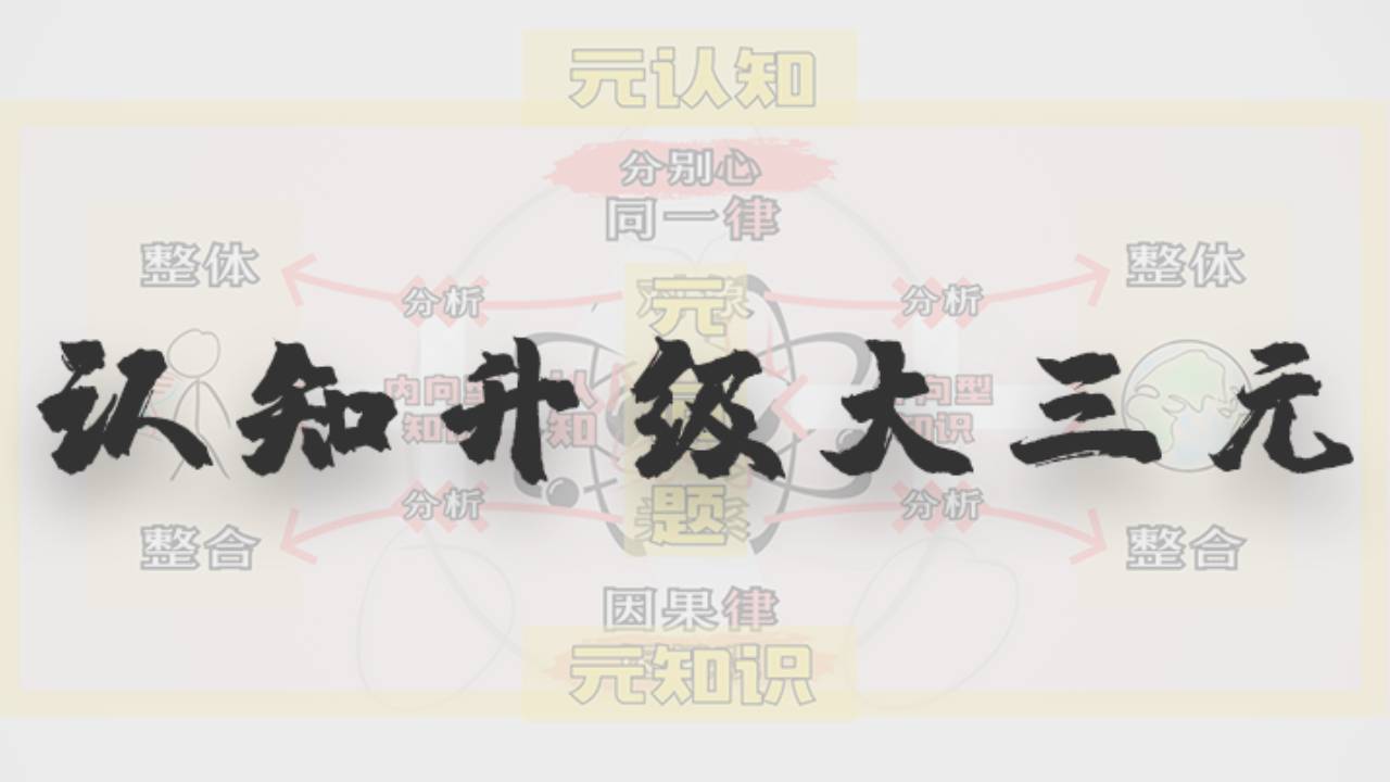 認知升級大三元課程封面
